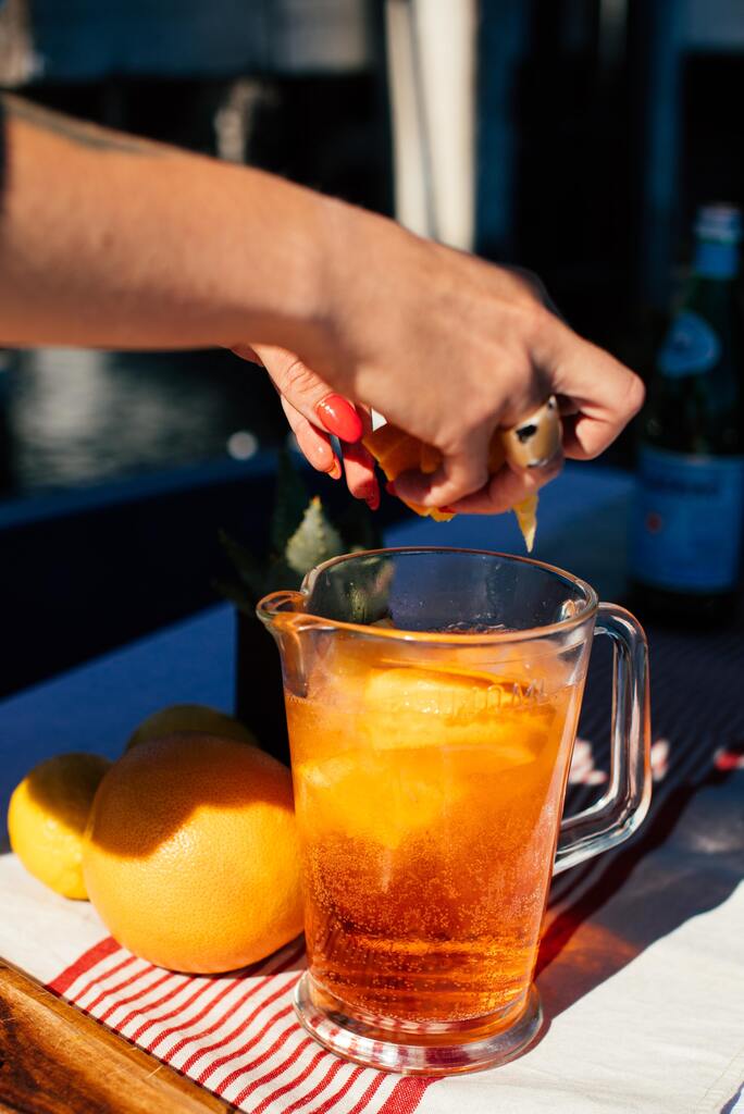 citrus gin mojito cocktail