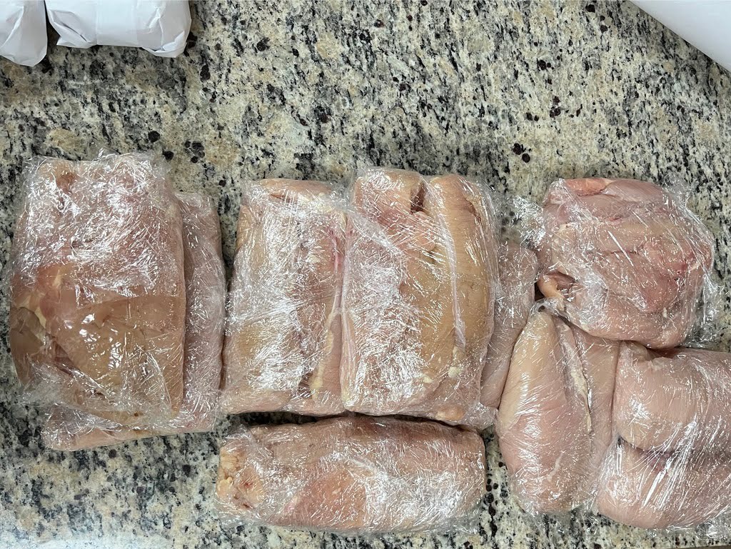 bulk wrapped chicken